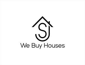 SJ We Buy Houses logo design by Shabbir
