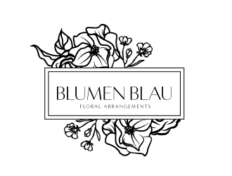 Blumen Blau logo design by leduy87qn