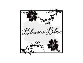 Blumen Blau logo design by webmall