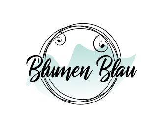 Blumen Blau logo design by JessicaLopes