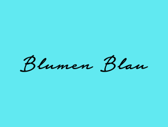 Blumen Blau logo design by aflah