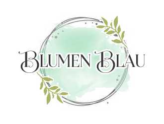Blumen Blau logo design by kunejo