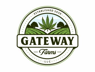 Gateway Farms LLC logo design by Mardhi