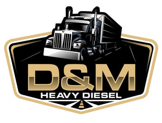 D&M Heavy Diesel logo design by DreamLogoDesign
