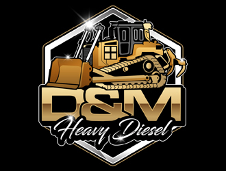 D&M Heavy Diesel logo design by DreamLogoDesign