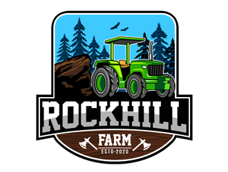 Rockhill Farm logo design by DreamLogoDesign