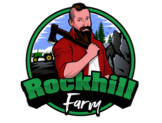 Rockhill Farm logo design by DreamLogoDesign