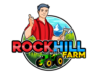 Rockhill Farm logo design by DreamLogoDesign