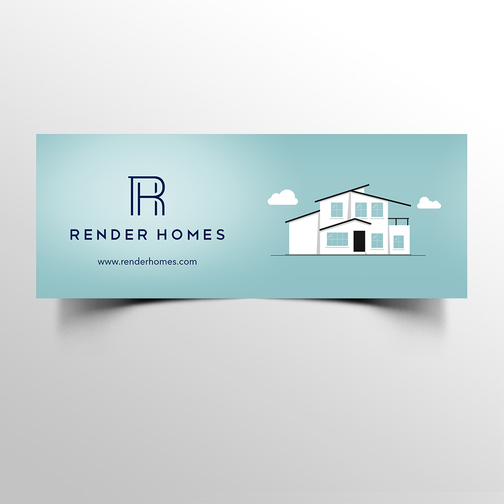 Render Homes logo design by KHAI
