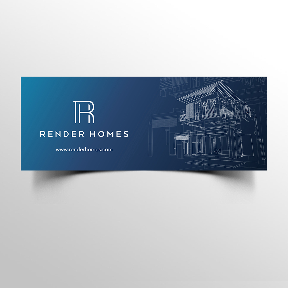 Render Homes logo design by KHAI