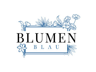 Blumen Blau logo design by iamjason