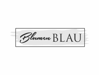 Blumen Blau logo design by giphone