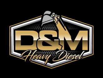 D&M Heavy Diesel logo design by LucidSketch