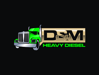 D&M Heavy Diesel logo design by Rizqy