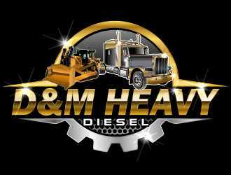 D&M Heavy Diesel logo design by bosbejo