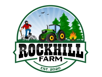 Rockhill Farm logo design by rizuki