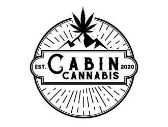 Cabin Cannabis logo design by aryamaity
