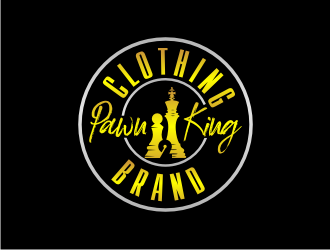 Pawn 2 King Clothing Brand logo design by lintinganarto