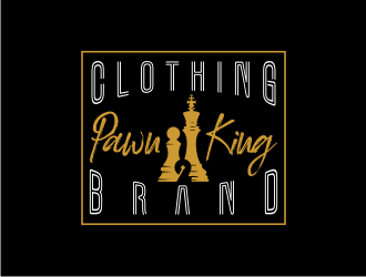 Pawn 2 King Clothing Brand logo design by lintinganarto