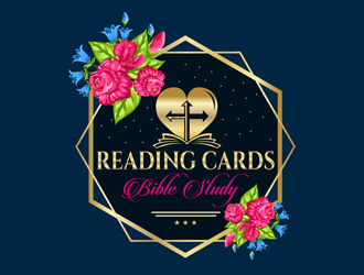 Bible Study Reading Cards logo design by DreamLogoDesign