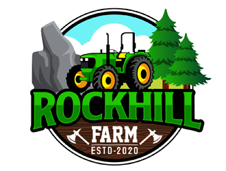 Rockhill Farm logo design by DreamLogoDesign