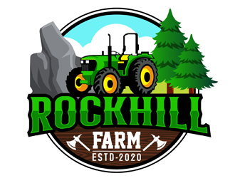 Rockhill Farm logo design by DreamLogoDesign