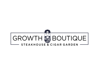 Growth Boutique Steakhouse & Cigar Garden logo design by bismillah