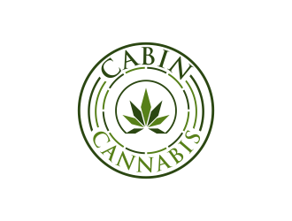 Cabin Cannabis logo design by Walv