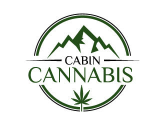 Cabin Cannabis logo design by Erasedink