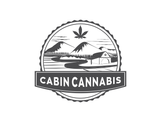 Cabin Cannabis logo design by Msinur