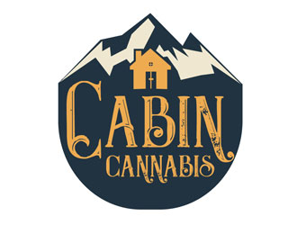 Cabin Cannabis logo design by LogoInvent