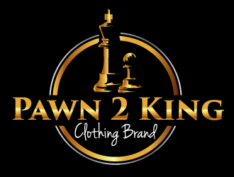 Pawn 2 King Clothing Brand logo design by ElonStark