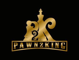 Pawn 2 King Clothing Brand logo design by Mahrein