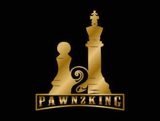 Pawn 2 King Clothing Brand logo design by Mahrein