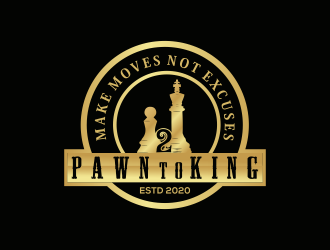 Pawn 2 King Clothing Brand logo design by Mahrein