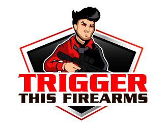 Trigger This Firearms logo design by ElonStark