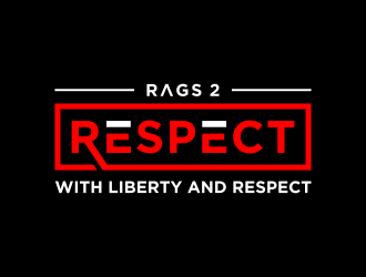 Rags 2 Respect  logo design by GassPoll