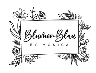 Blumen Blau logo design by jaize