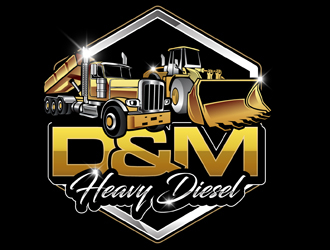 D&M Heavy Diesel logo design by DreamLogoDesign
