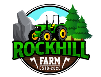 Rockhill Farm logo design by DreamLogoDesign
