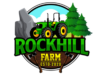 Rockhill Farm logo design by DreamLogoDesign