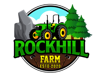 Rockhill Farm logo design by DreamLogoDesign
