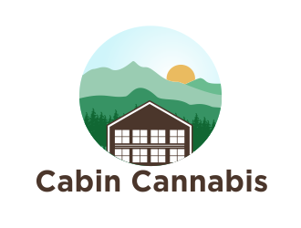 Cabin Cannabis logo design by Greenlight