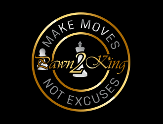 Pawn 2 King Clothing Brand logo design by keylogo