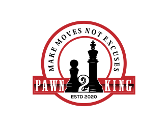 Pawn 2 King Clothing Brand logo design by Mahrein