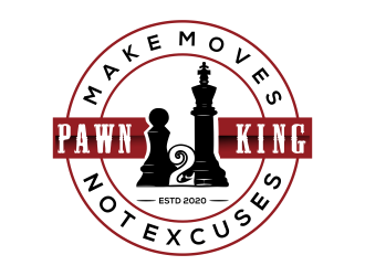 Pawn 2 King Clothing Brand logo design by Mahrein