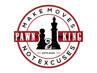 Pawn 2 King Clothing Brand logo design by Mahrein