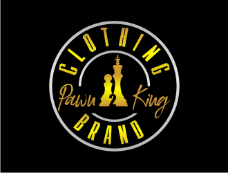Pawn 2 King Clothing Brand logo design by lintinganarto