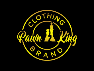 Pawn 2 King Clothing Brand logo design by lintinganarto