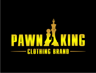 Pawn 2 King Clothing Brand logo design by lintinganarto